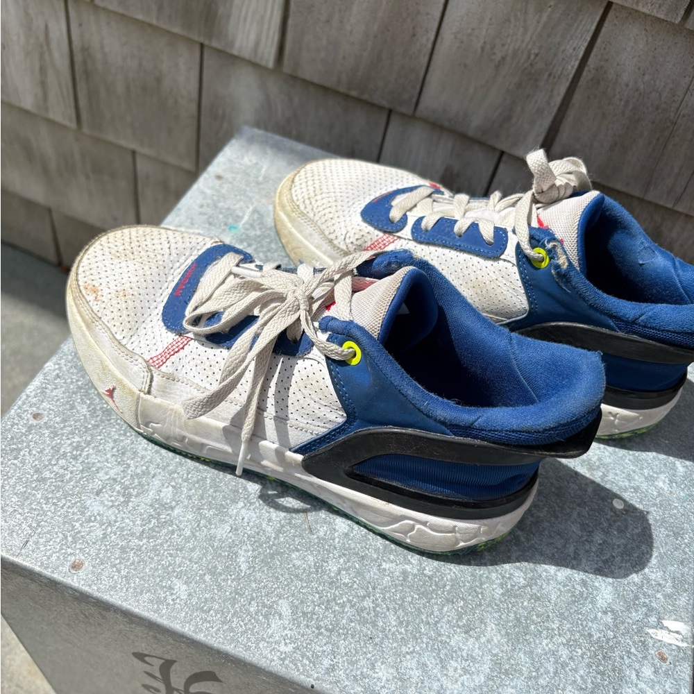 Jordan Kids Shoes White and Blue